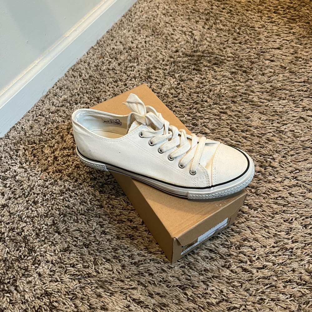 White sneaker